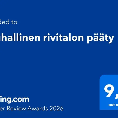 Apartmán Rauhallinen Rivitalon Paeaety Porvoo
